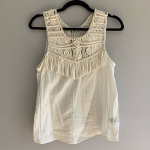Cream Aerie Tank